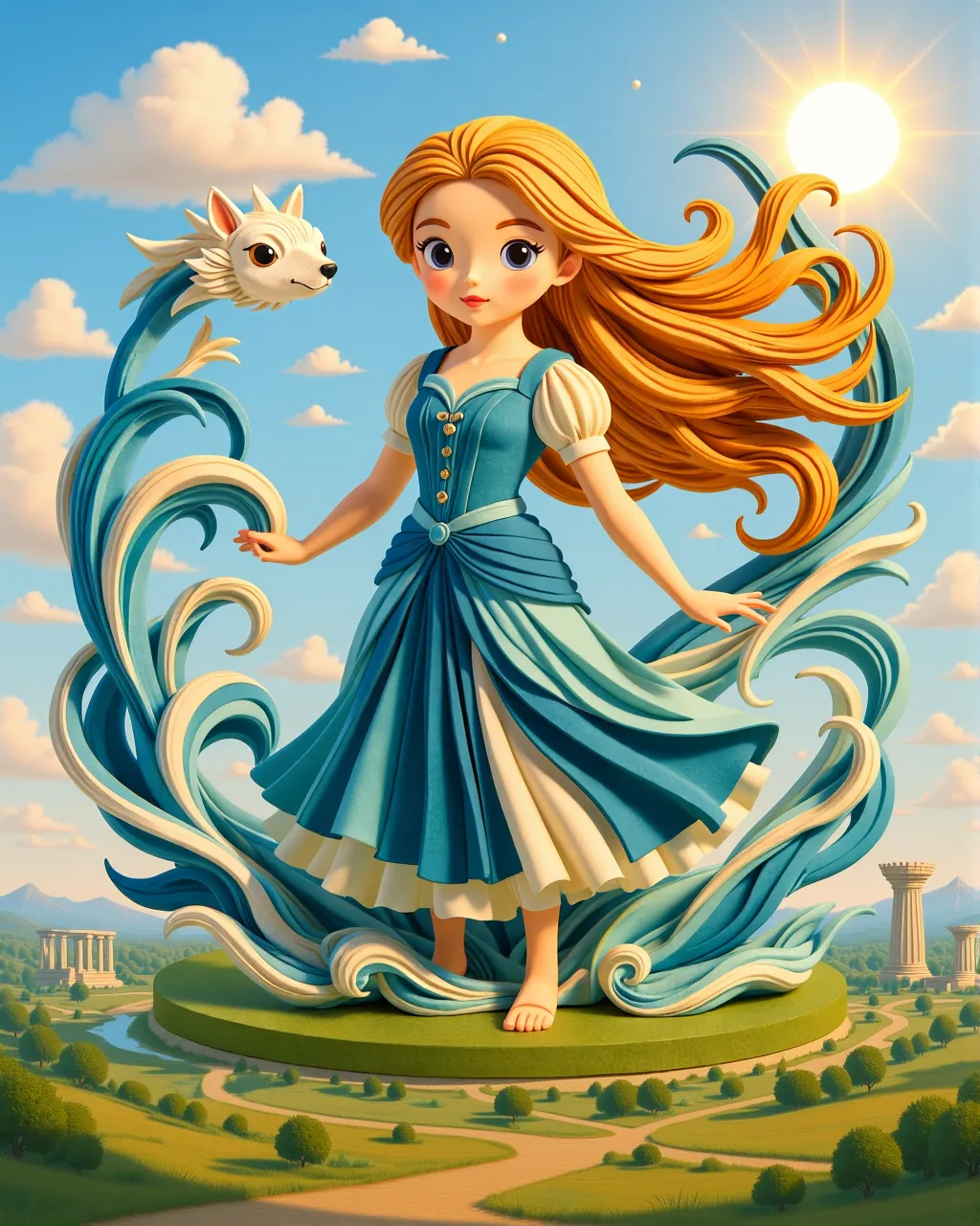 The Wind and the Sun — scene 1