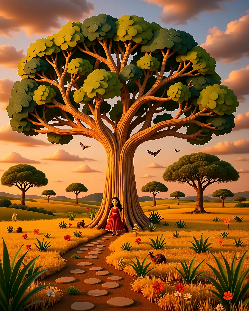 The Upside-Down Baobab Tree — scene 1