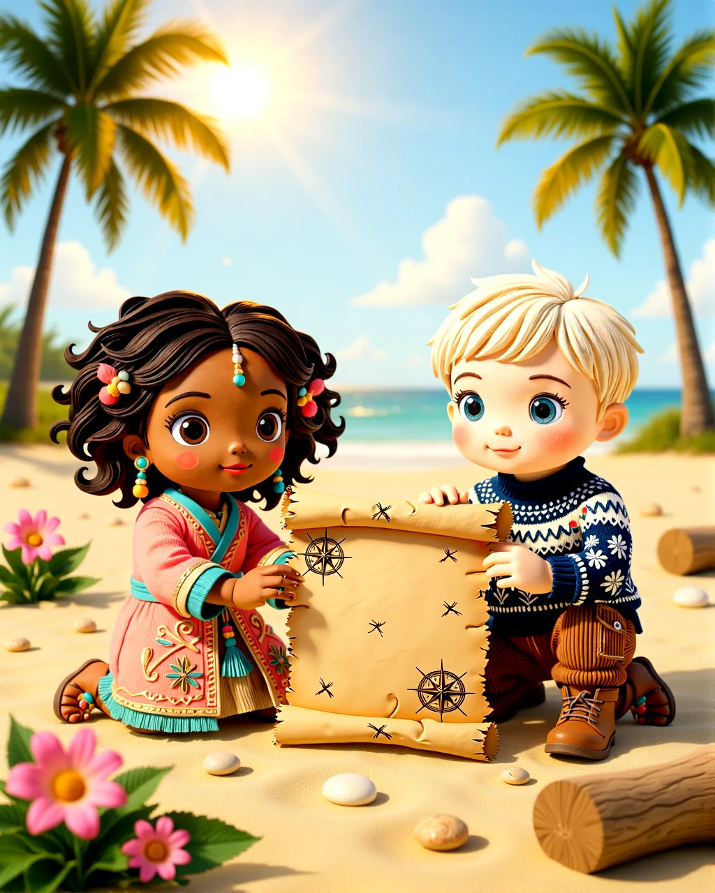 Cover of “The Treasure Map of Warm Hearts”