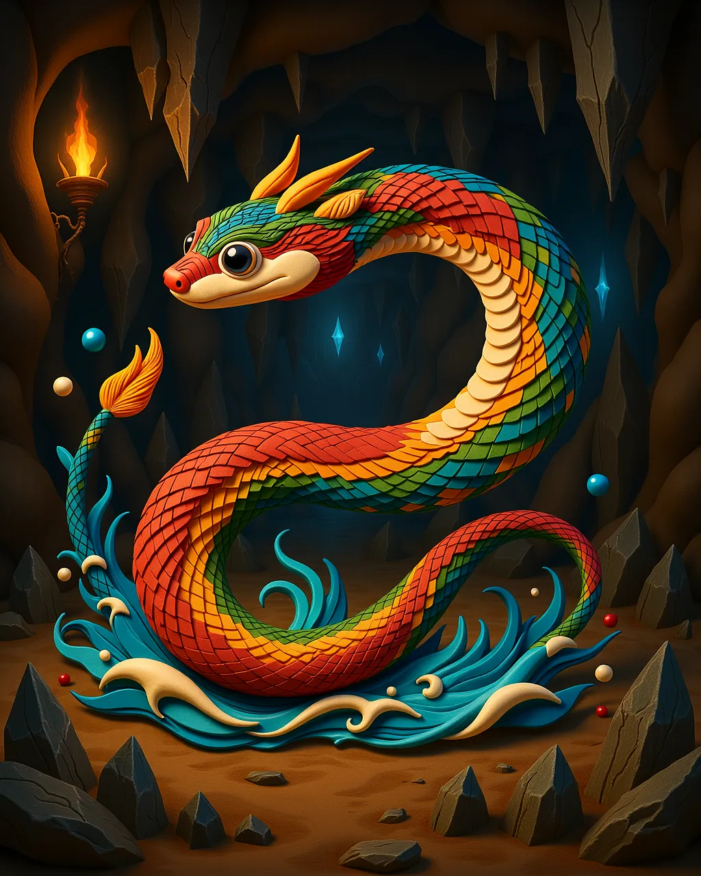 The Rainbow Serpent — scene 1