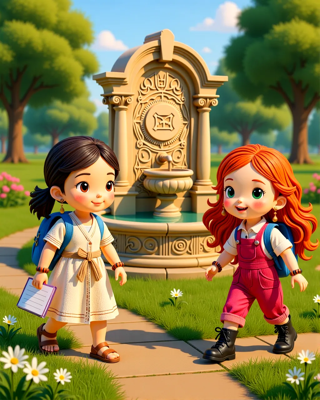 The Fountain of True Hearts — scene 1