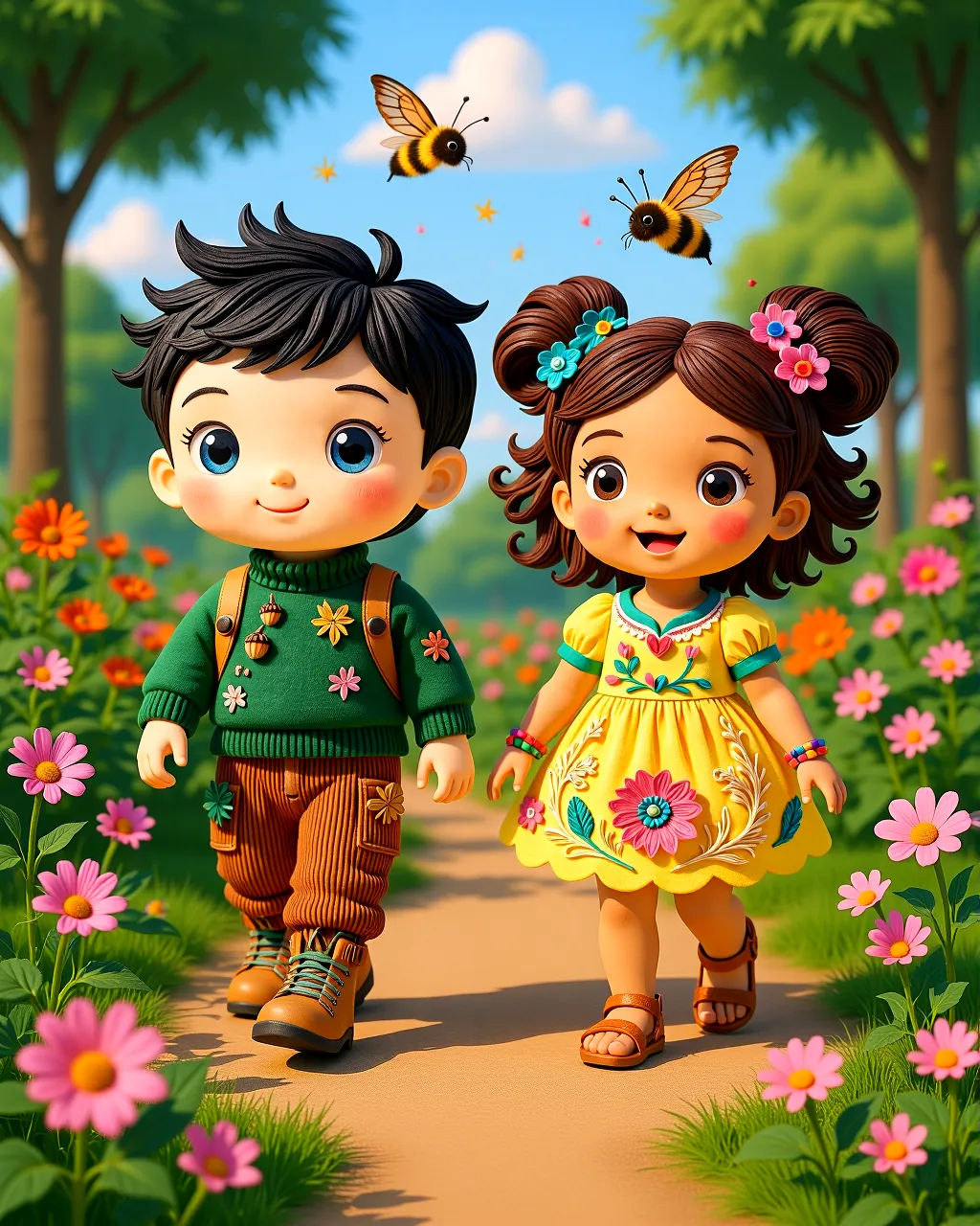 The Garden That Glows With Friendship — scene 1