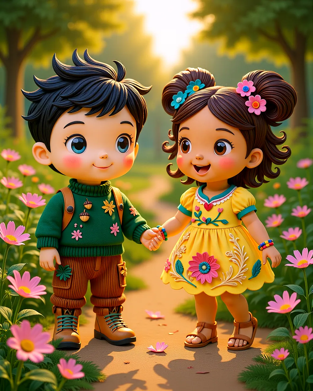 Cover of “The Garden That Glows With Friendship”