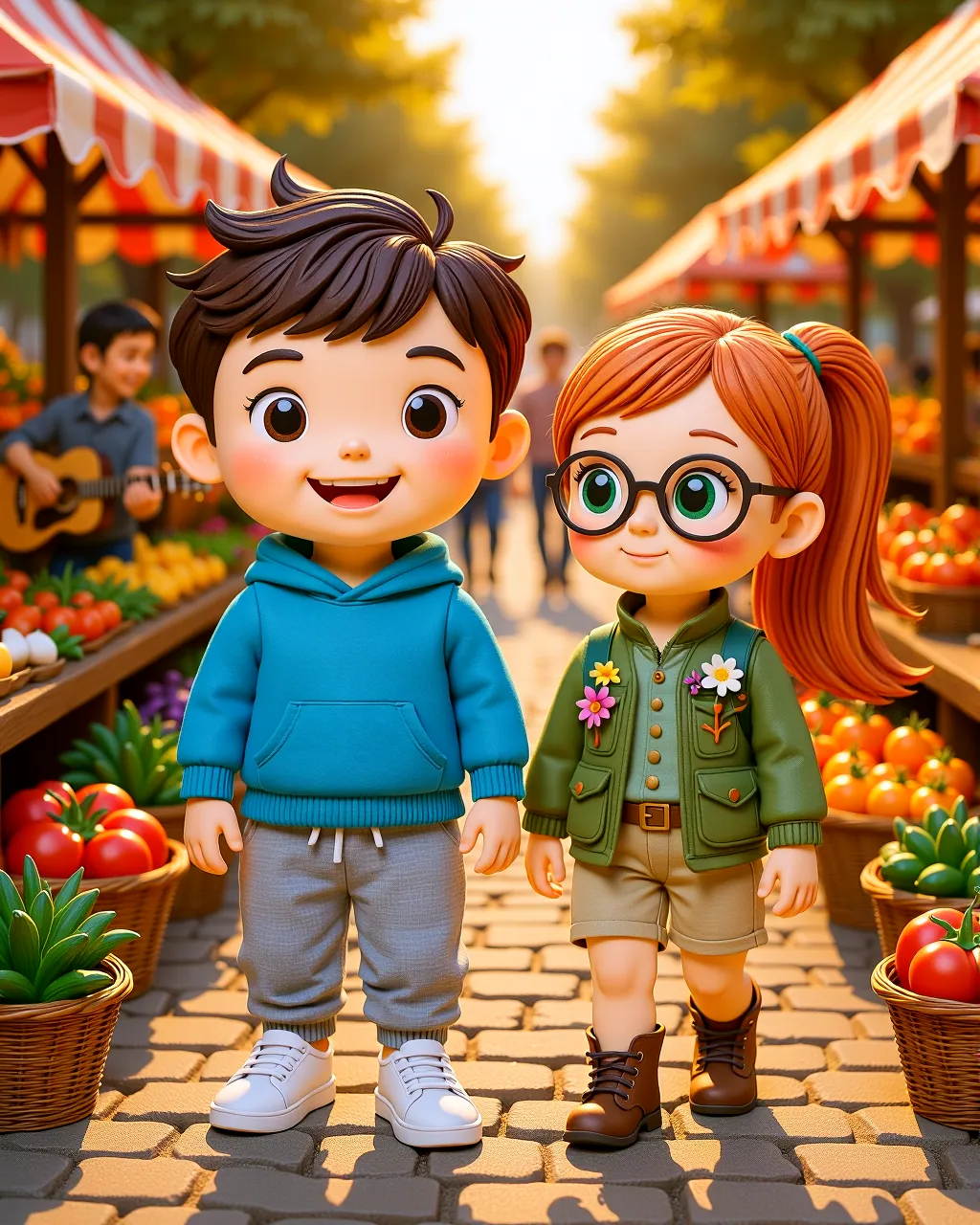 The Singing Harvest Market — scene 1