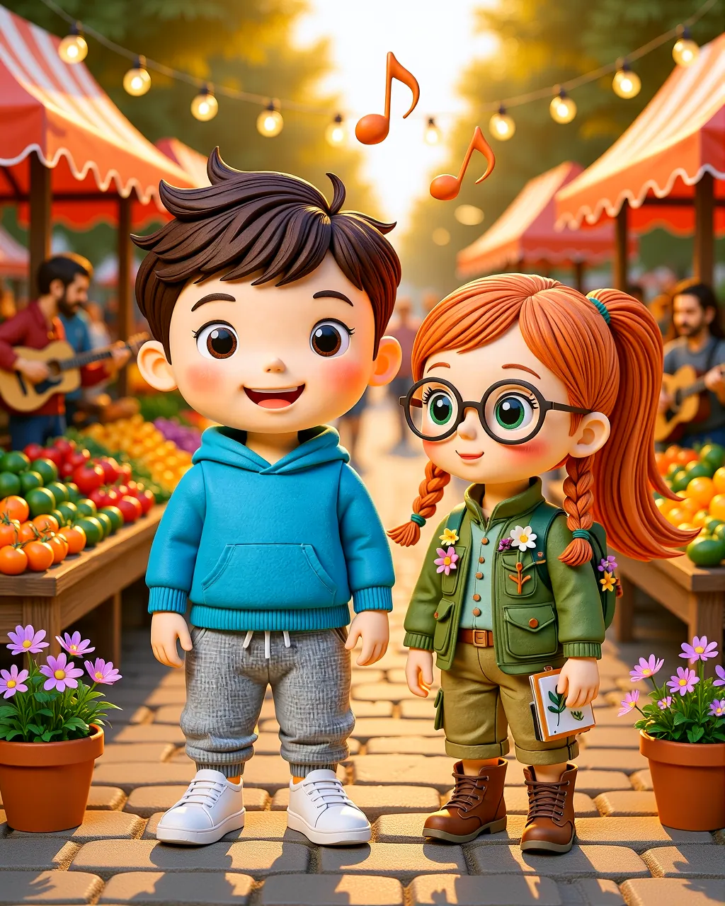Cover of “The Singing Harvest Market”