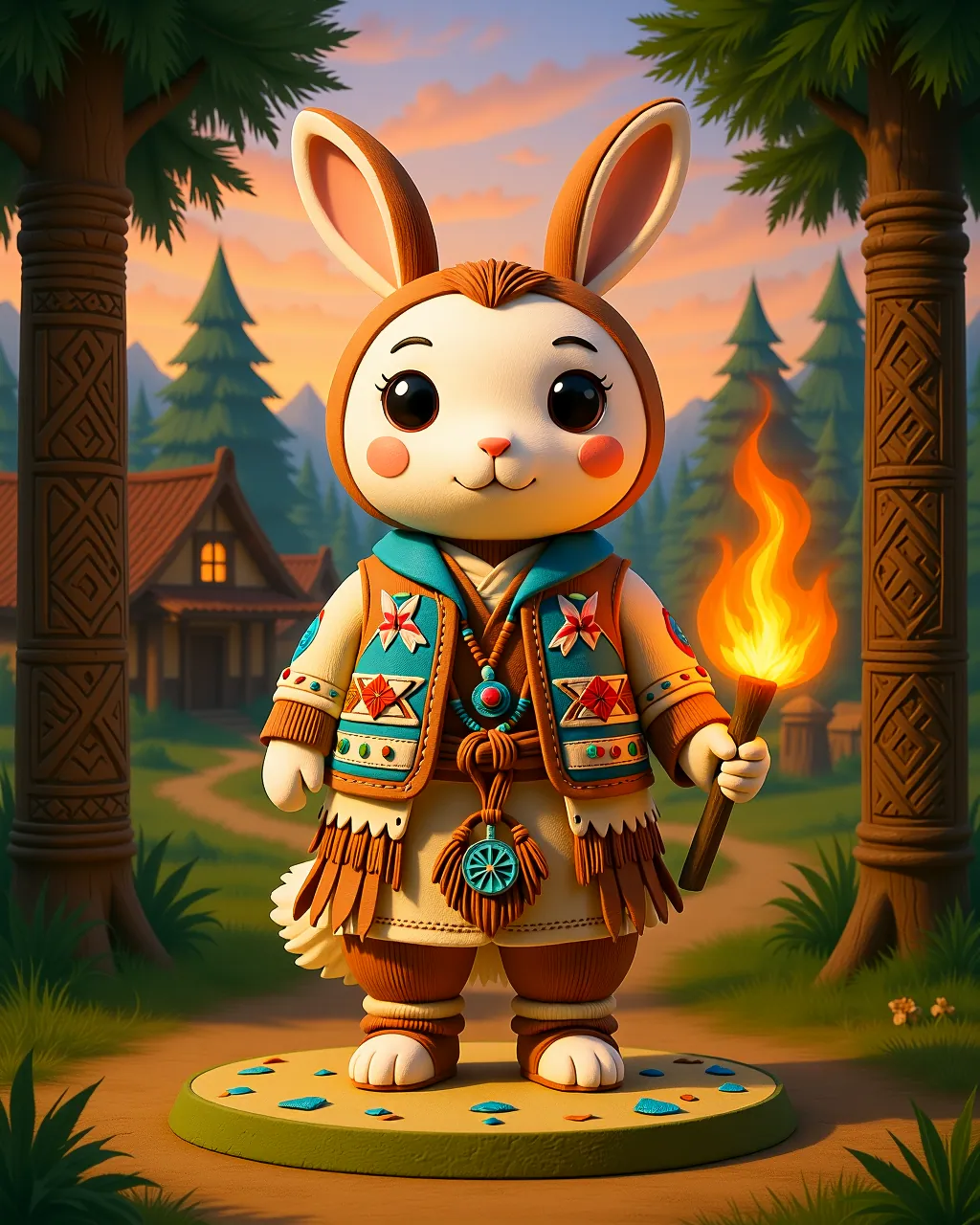 How Rabbit Stole Fire — scene 1