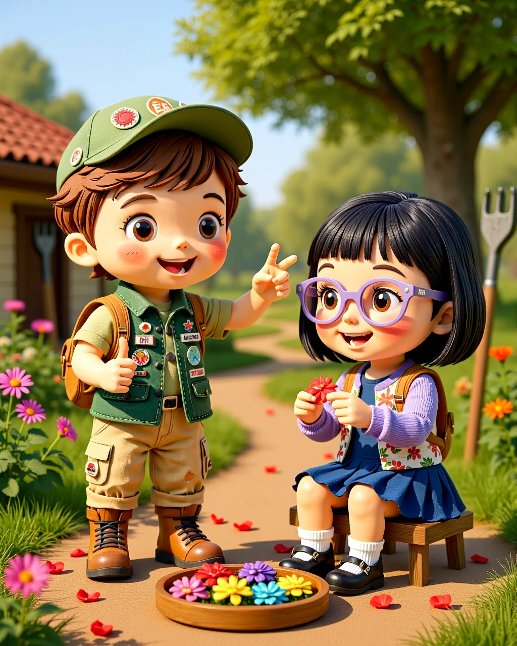 The Twin World Garden — scene 1