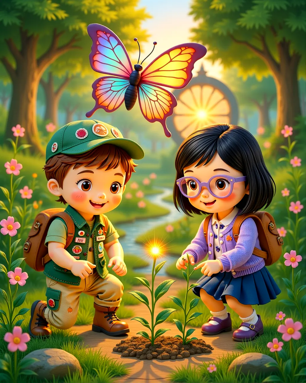 Cover of “The Twin World Garden”