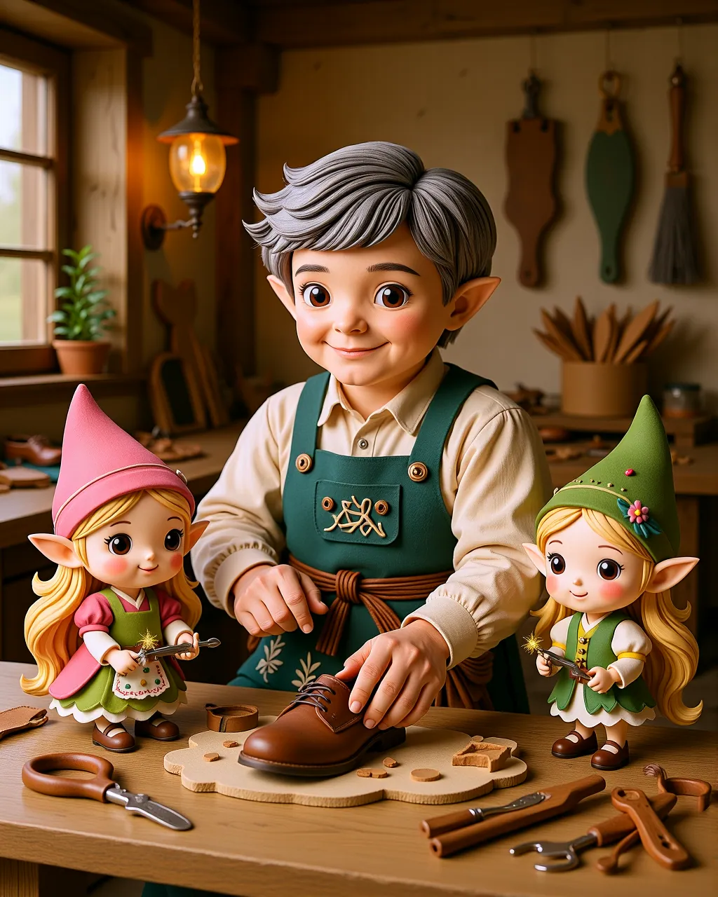 The Elves and the Shoemaker — scene 1