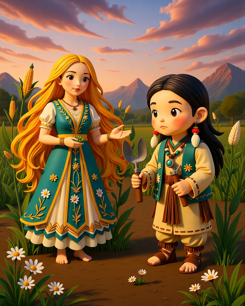 The Corn Maiden — scene 1