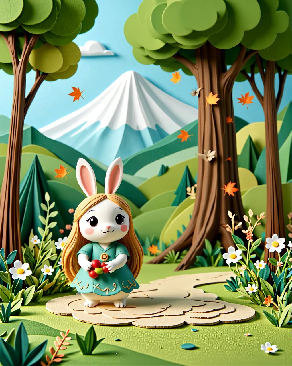 The Clever Rabbit and the Hungry Tiger — scene 1