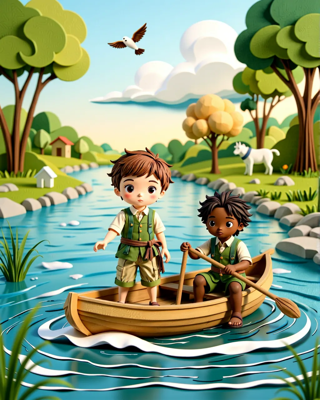 The Adventures of Huckleberry Finn — scene 1