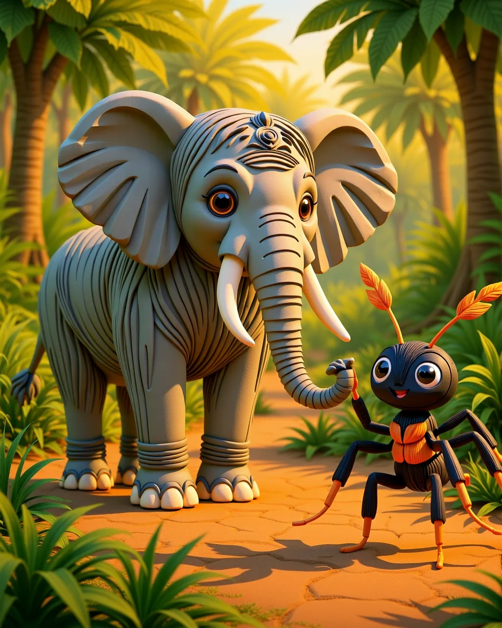 The Elephant and the Ant — scene 1
