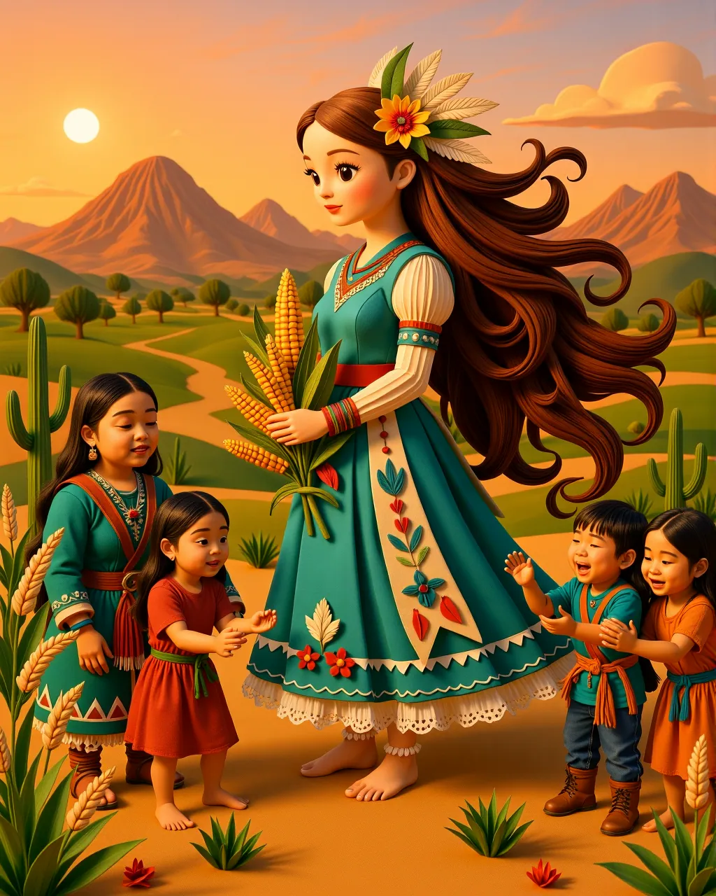 The Corn Maiden — scene 1
