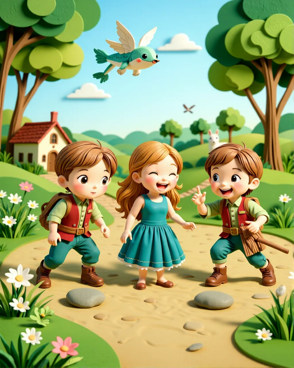 Five Children and the Magical Psammead — scene 1