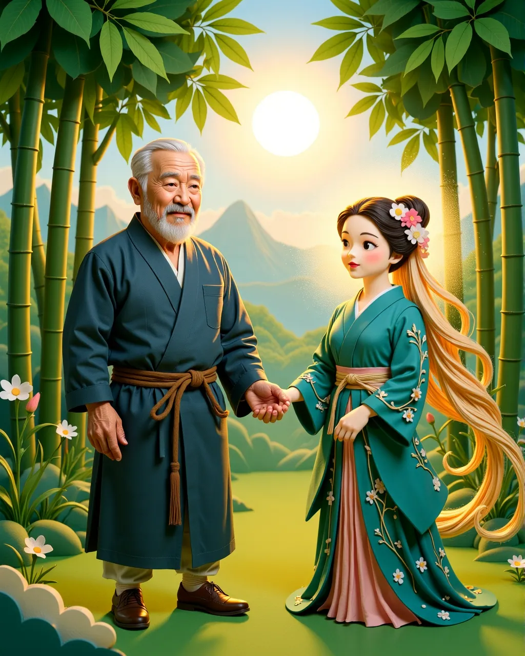 The Bamboo Cutter and the Moon Princess — scene 1
