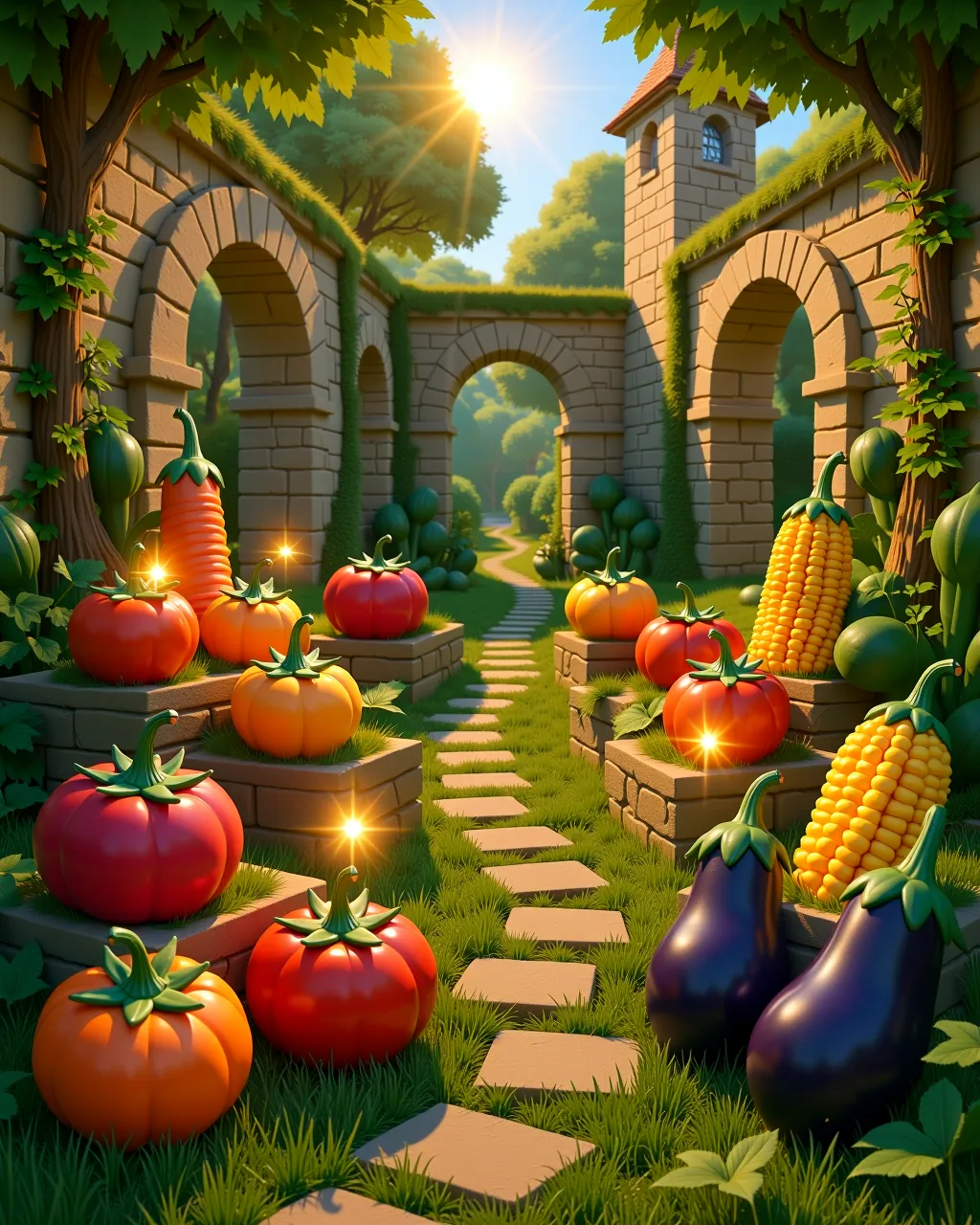 Cover of “The Rainbow Garden Feast”