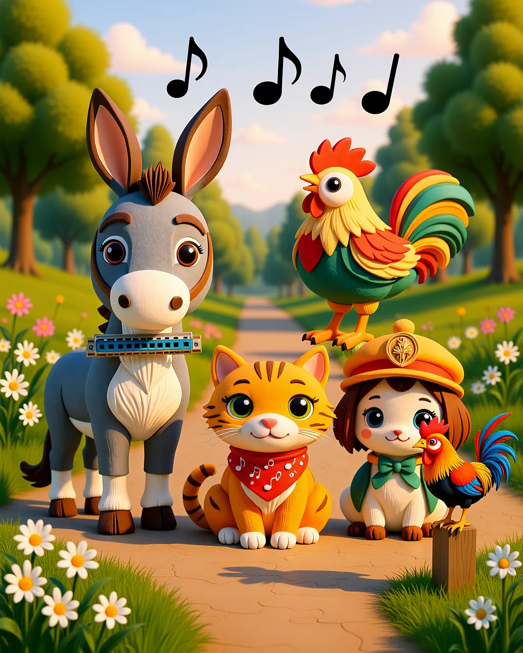 The Bremen Town Musicians — scene 1