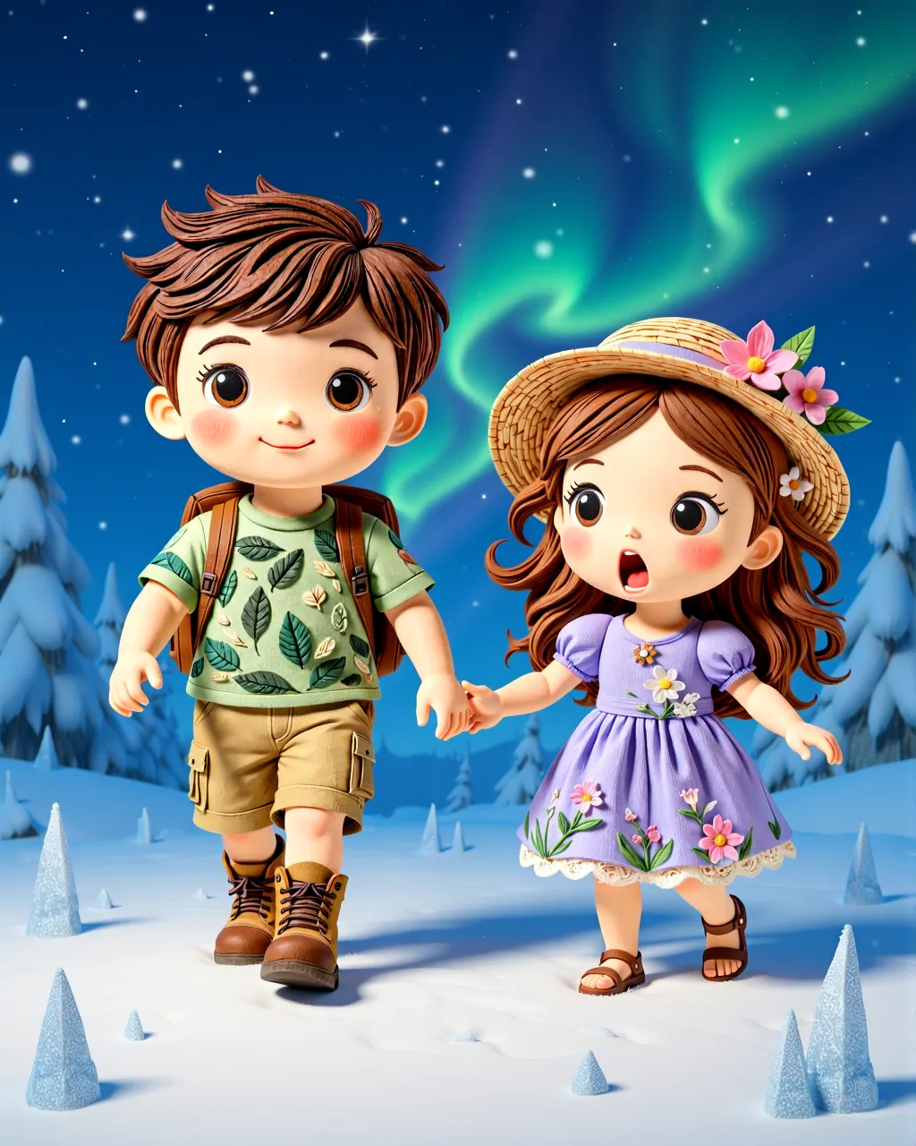 The Aurora Dance of Friendship — scene 1