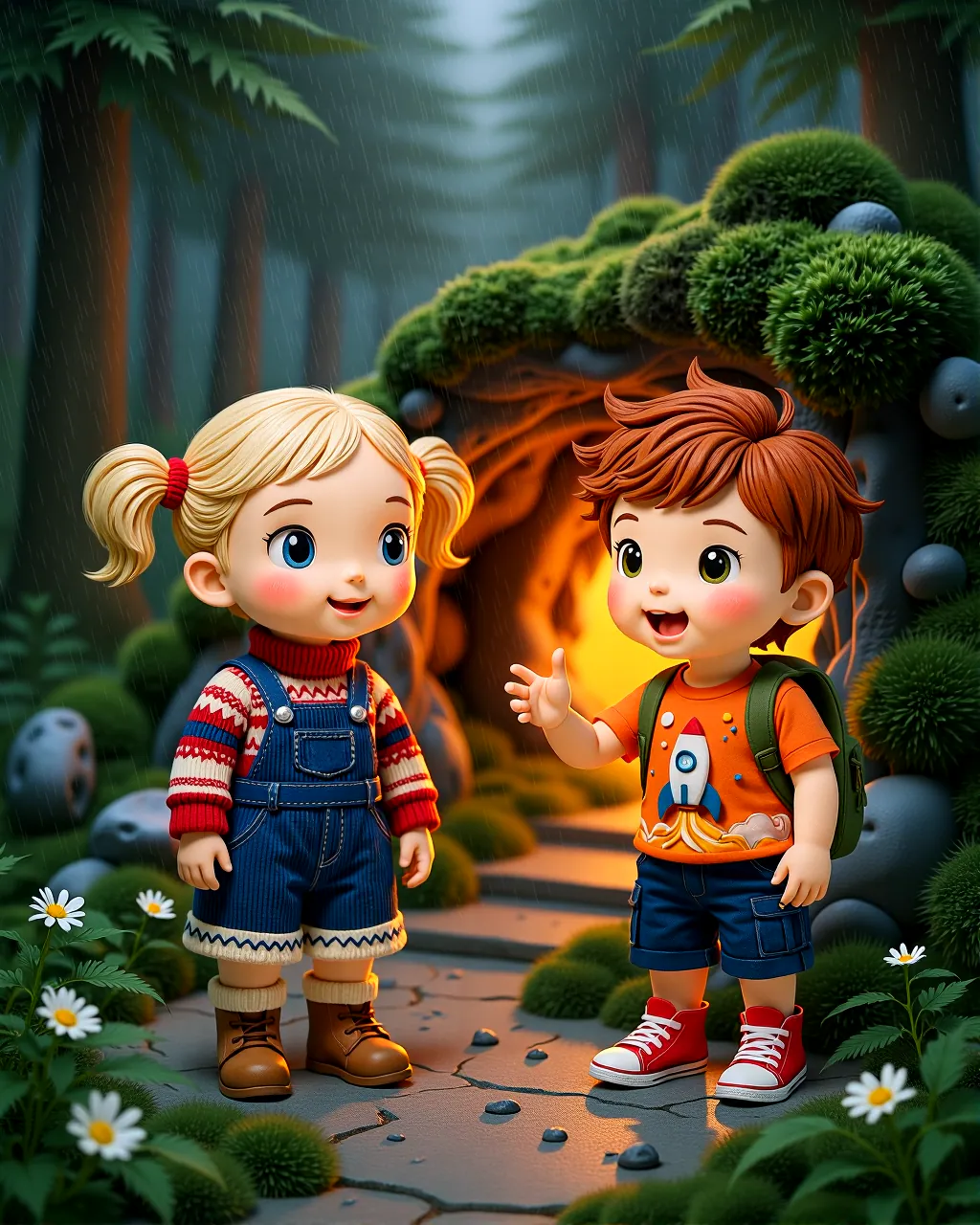 Cover of “The Glowing Shelter's Gentle Secret”