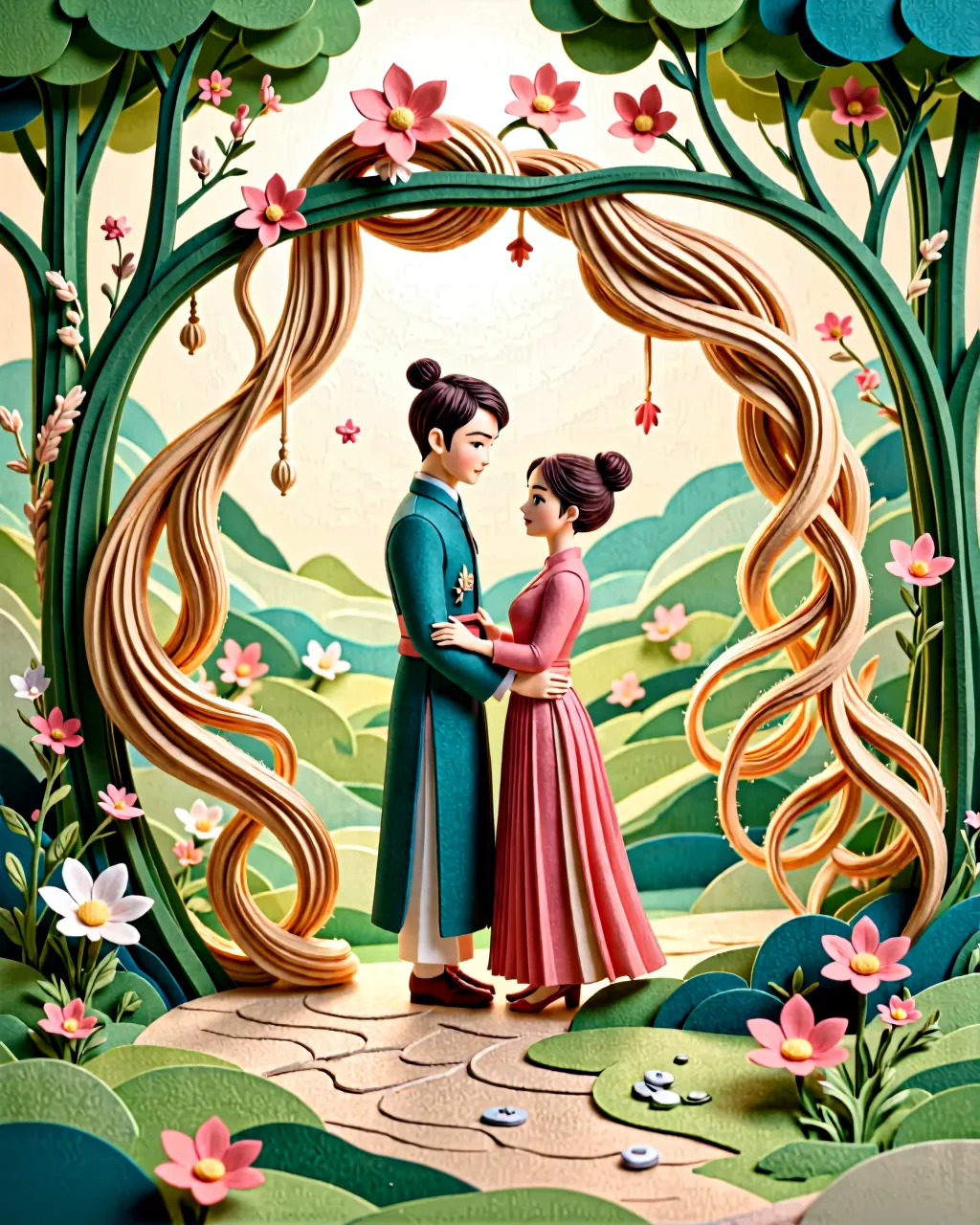 The Weaver Girl and the Cowherd — scene 1