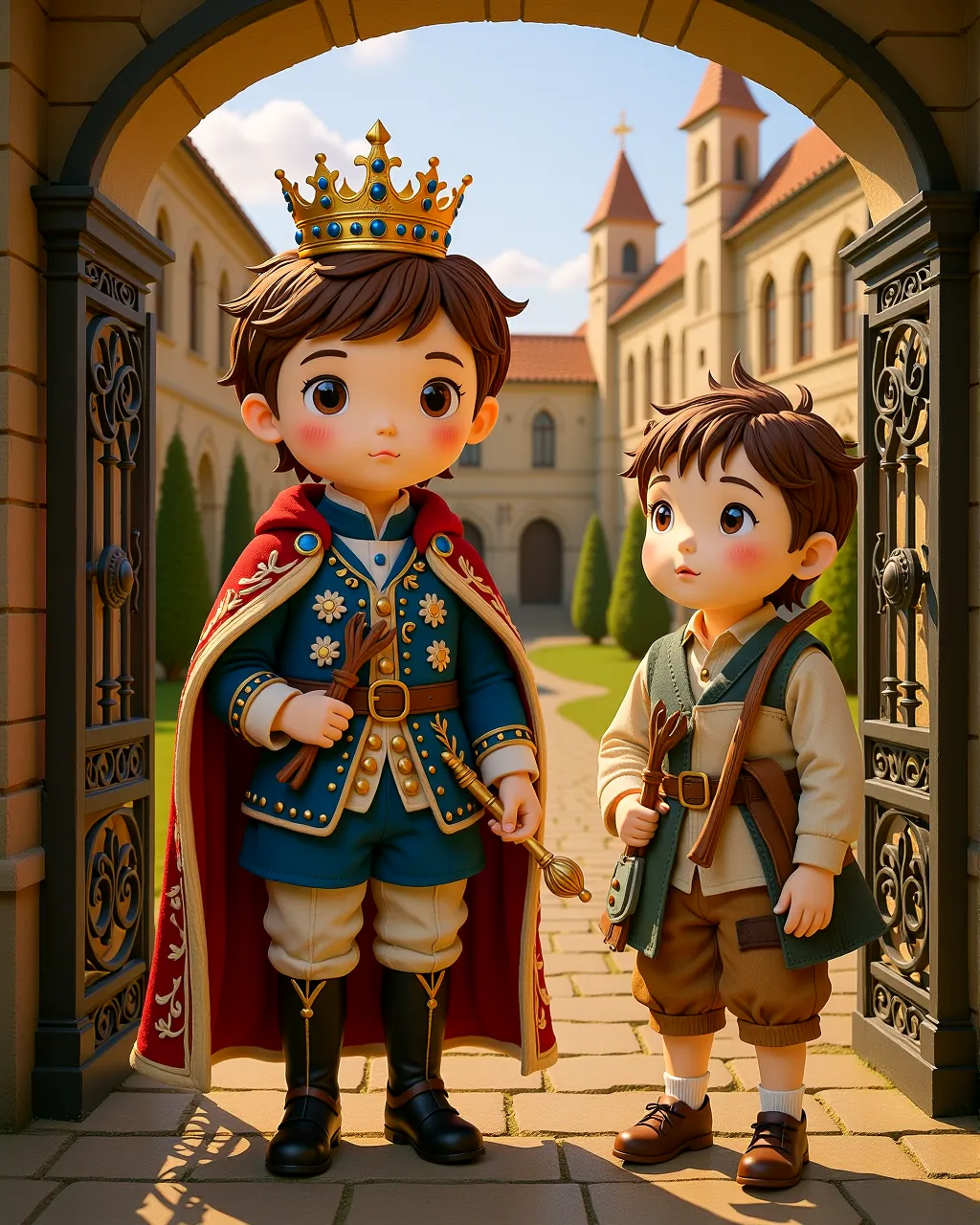 The Prince and the Pauper — scene 1
