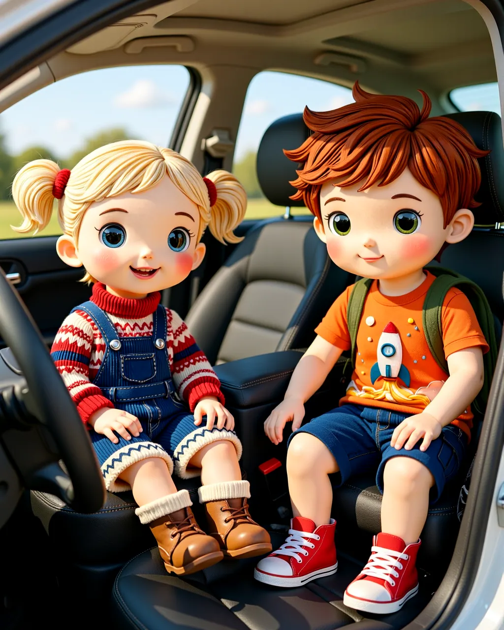 The Car That Shows Invisible Friends — scene 1
