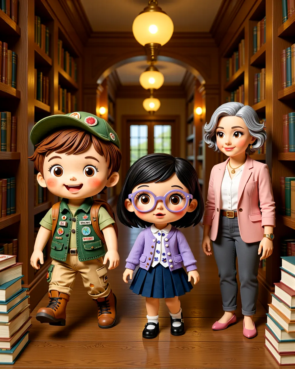 The Memory-Weaving Library — scene 1