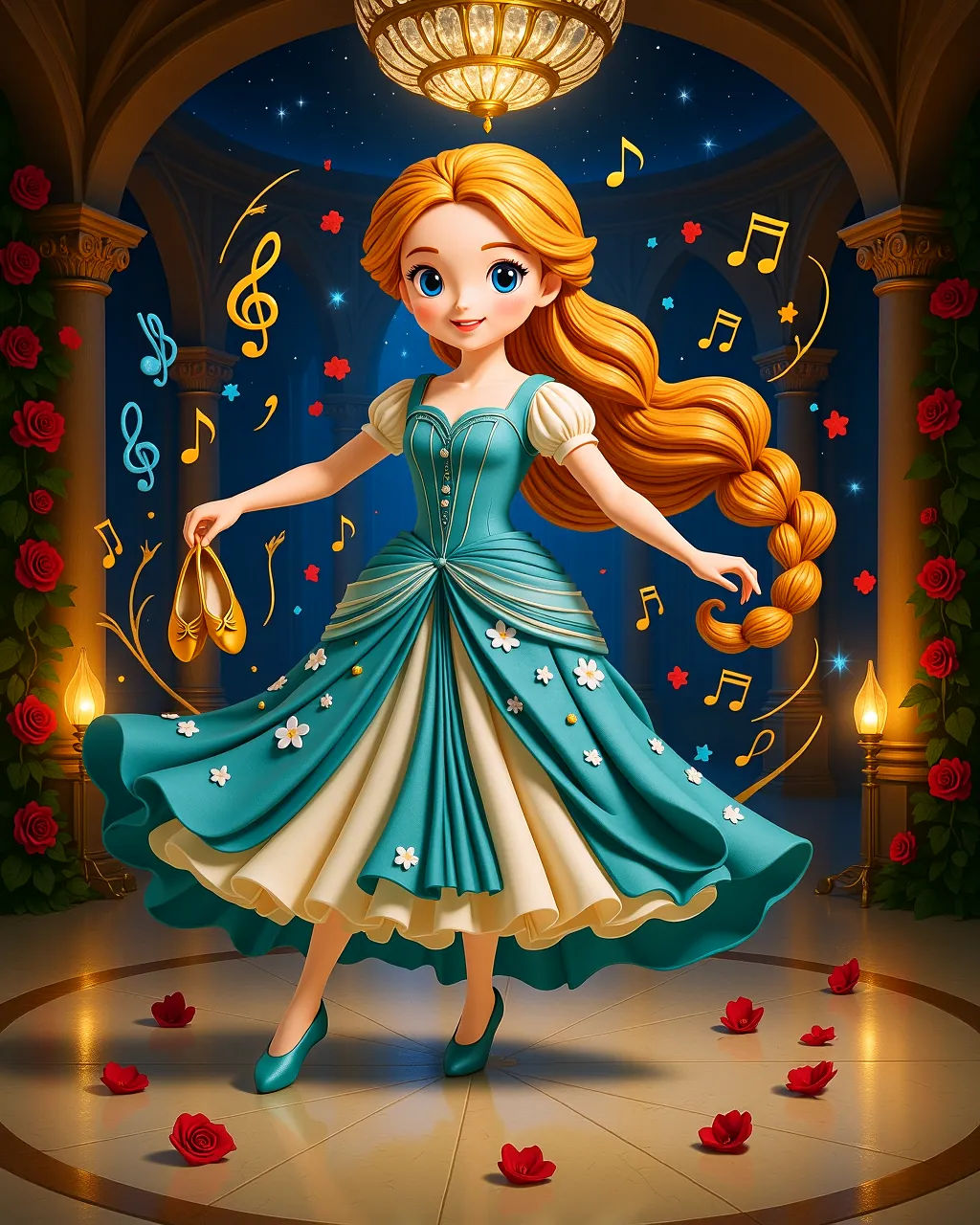 The Twelve Dancing Princesses — scene 1