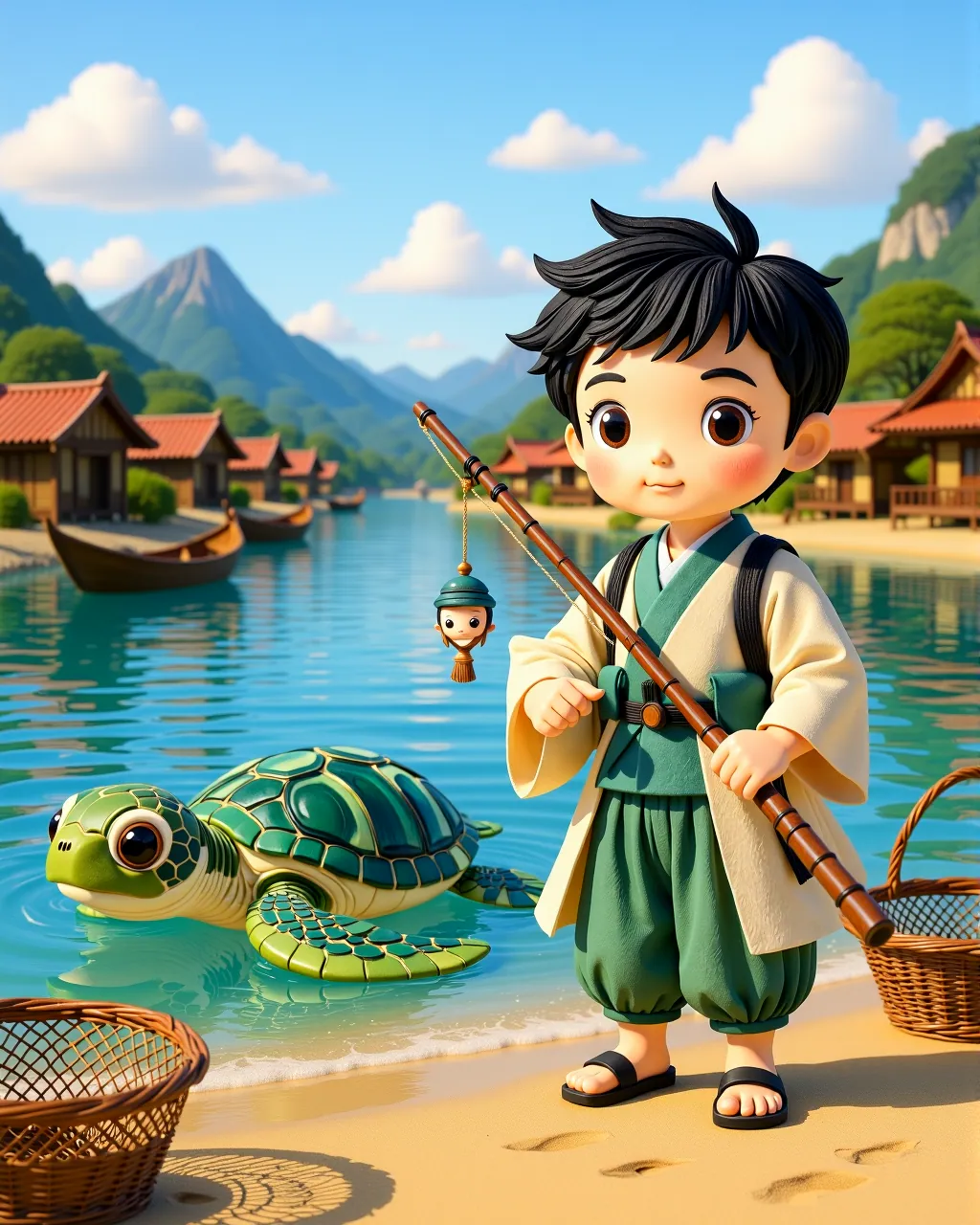 Urashima Taro and the Sea Princess — scene 1