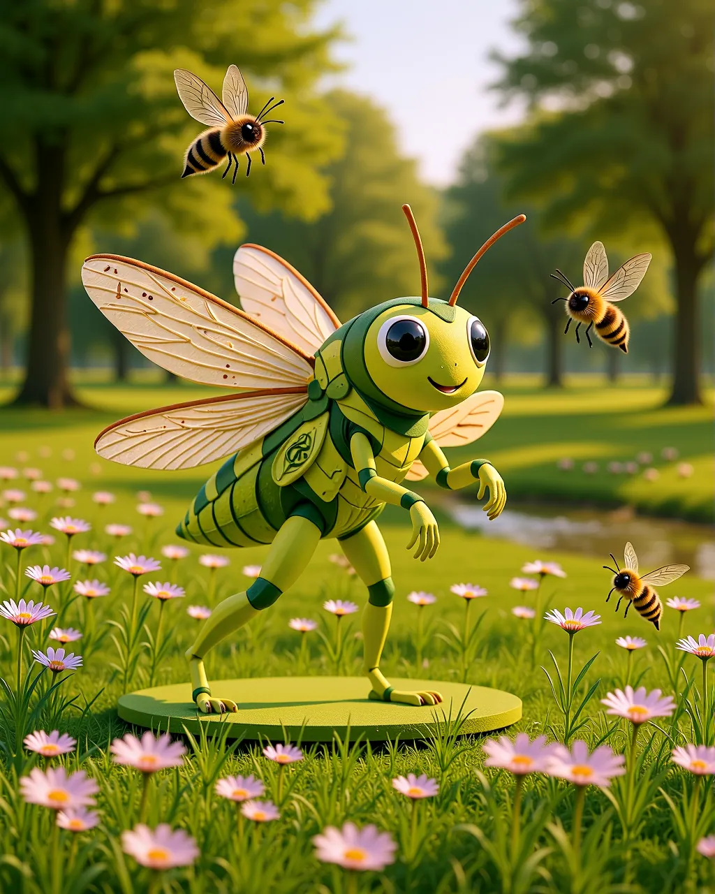 The Ant and the Grasshopper — scene 1