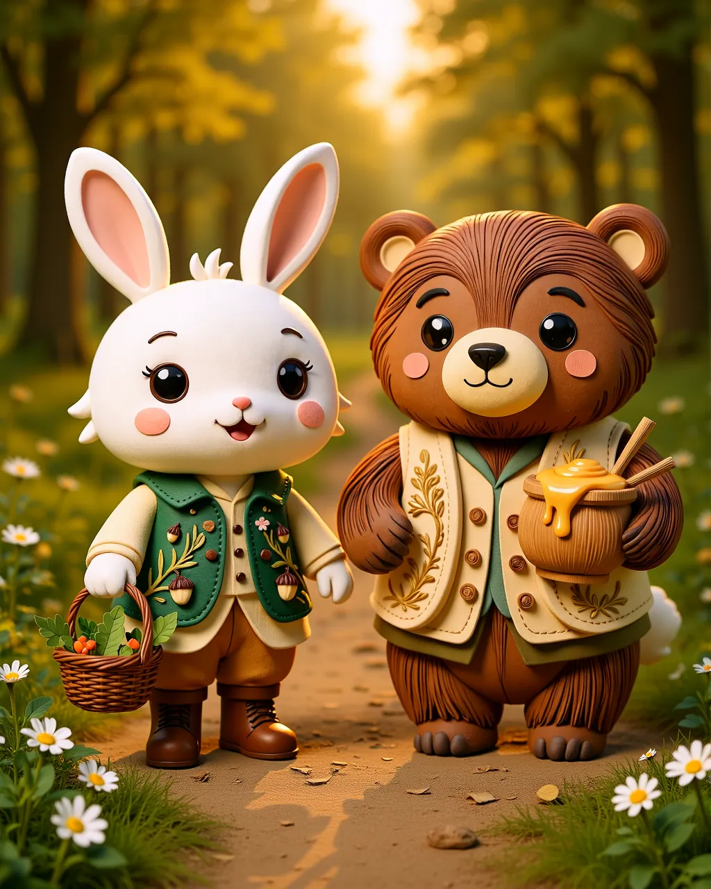Sweet Bear Shares His Honey — scene 1