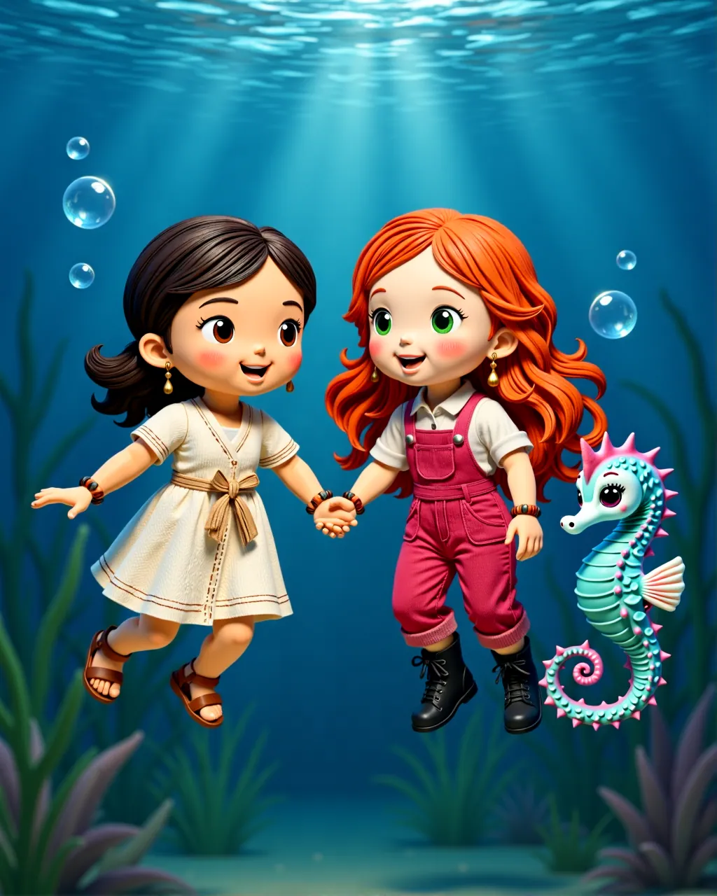 The Kelp Bed Treasure Collectors — scene 1
