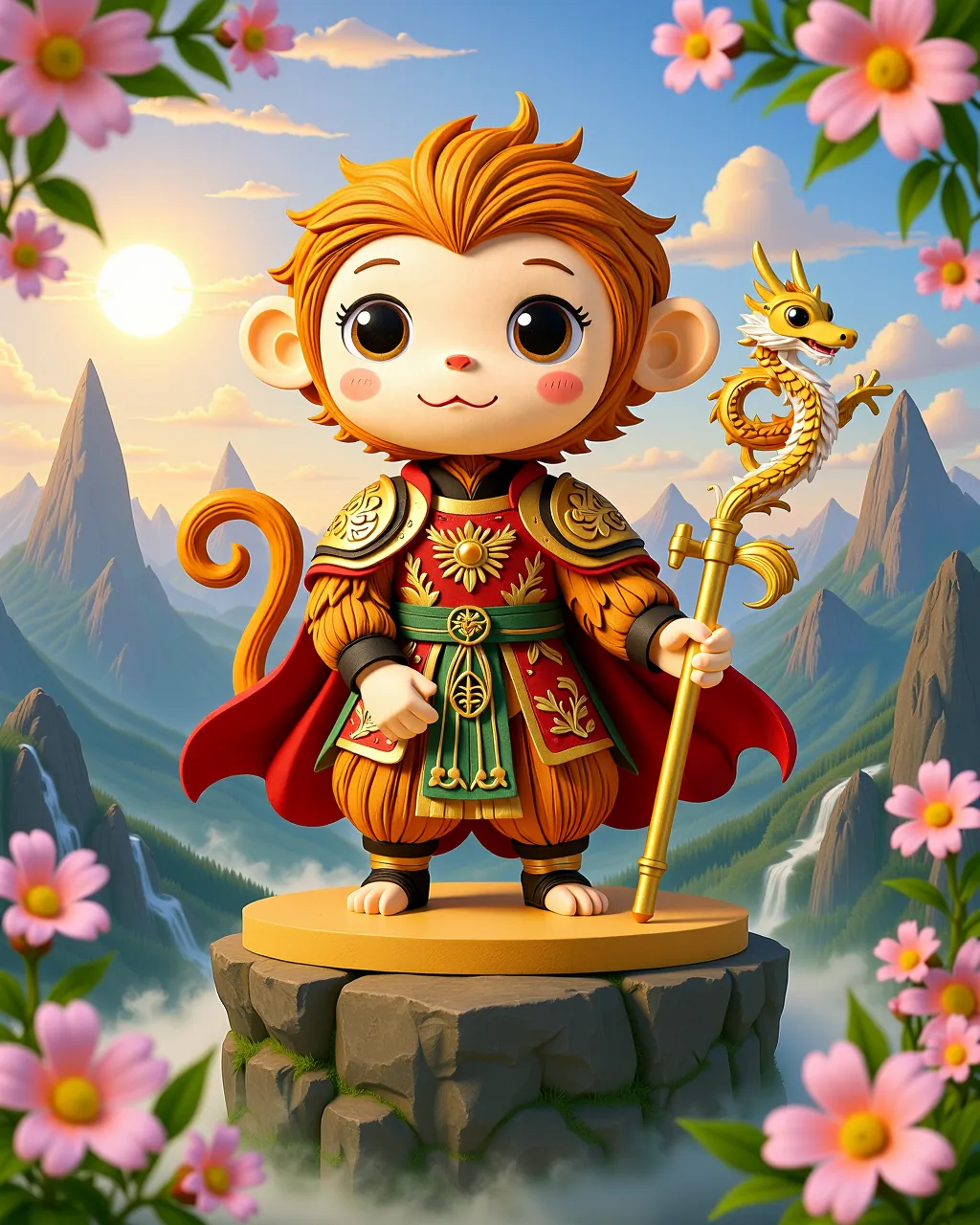 The Monkey King Learns Wisdom — scene 1