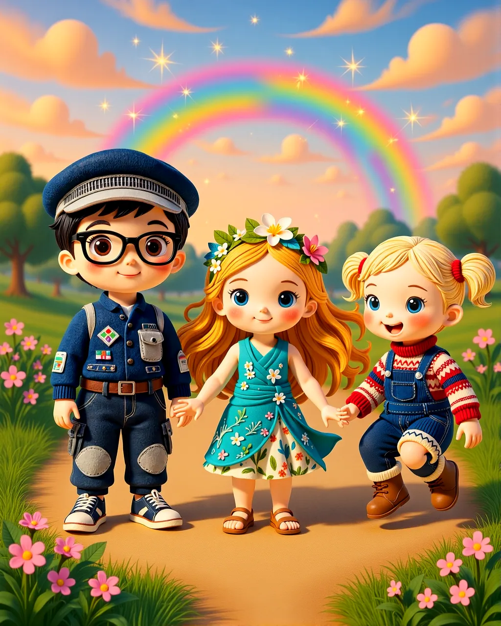 Cover of “The Rainbow Racing Lanes”