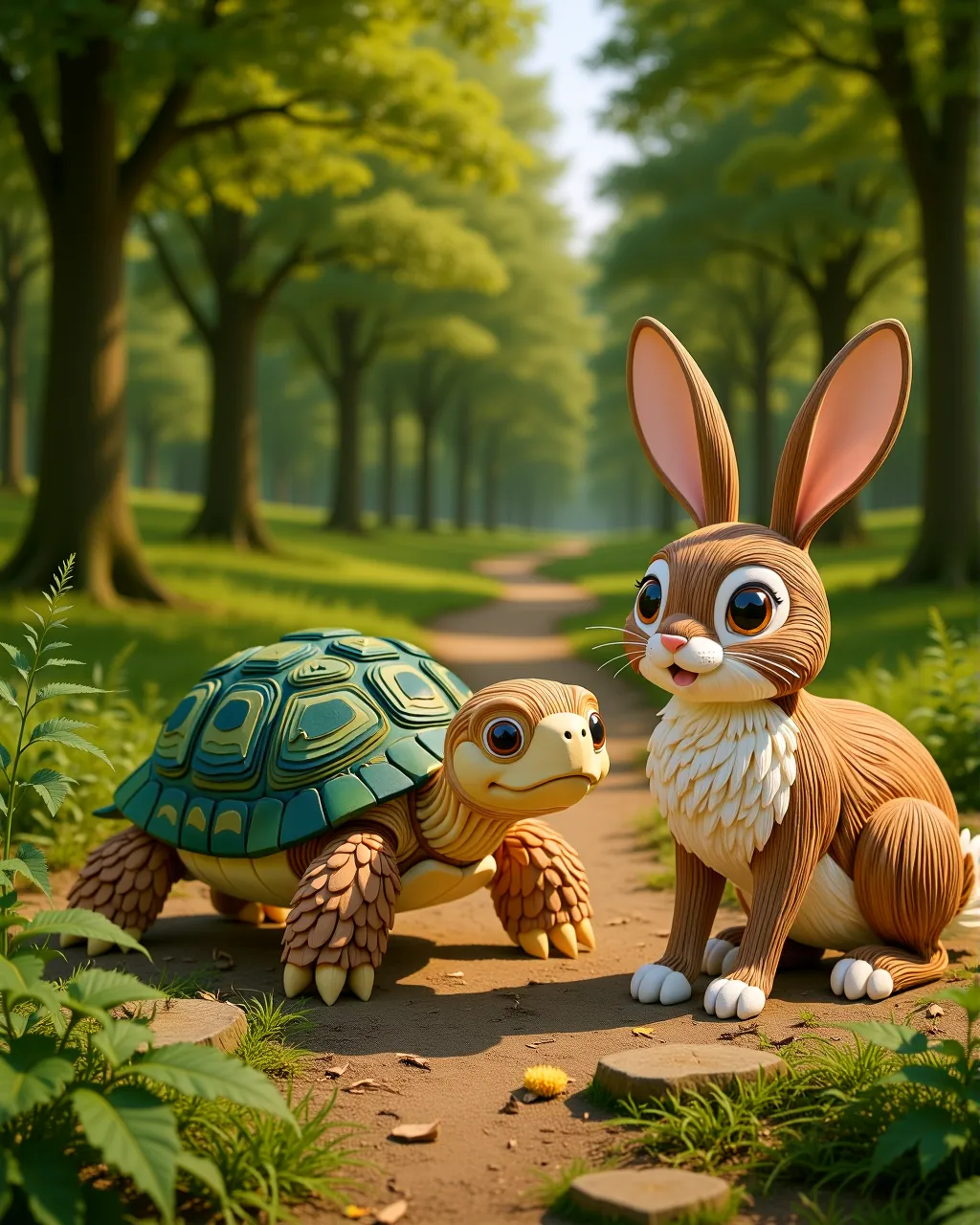 The Tortoise and the Hare — scene 1
