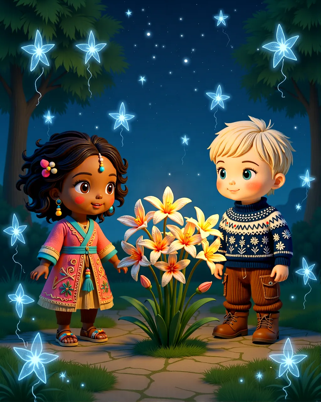 Cover of “The Gentle Stars That Glow Together”