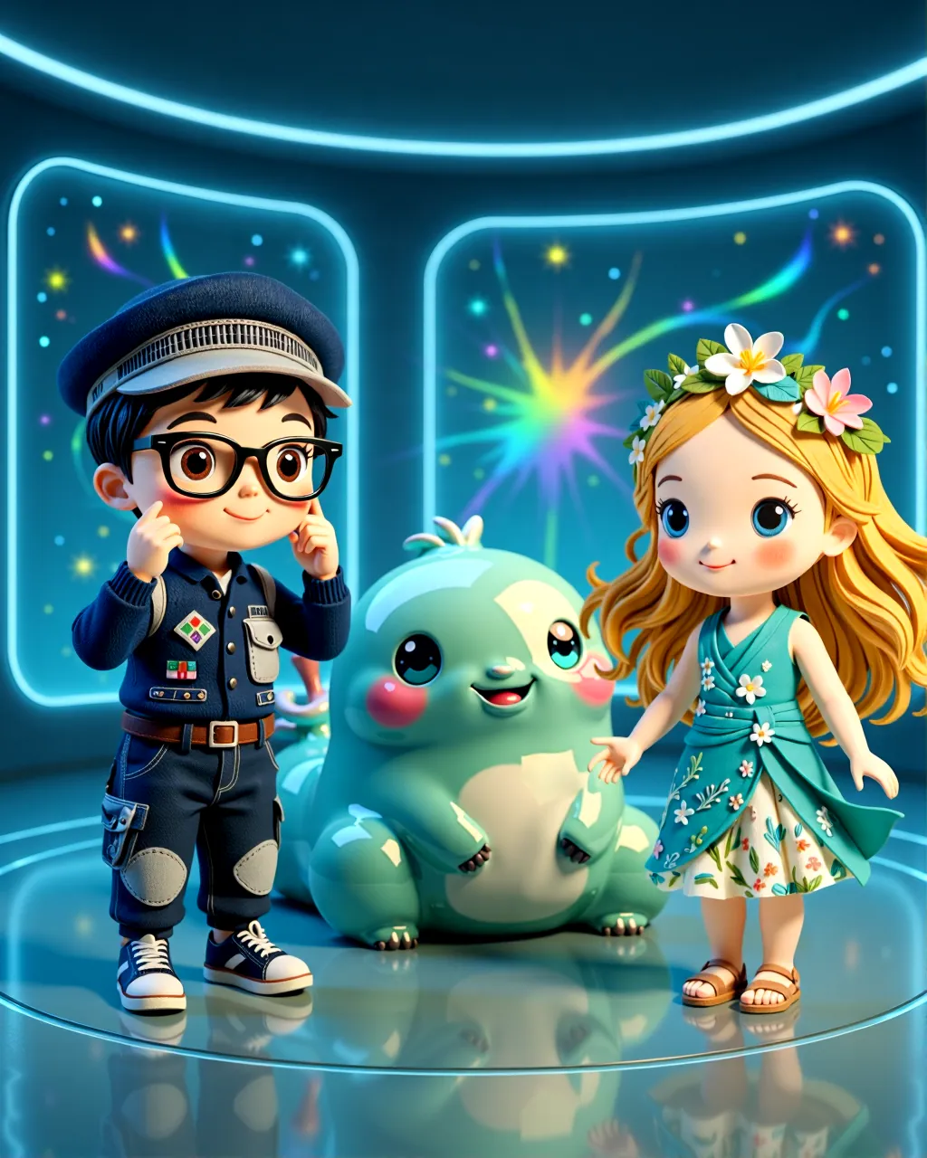 Cover of “The Color-Speaking Friends”