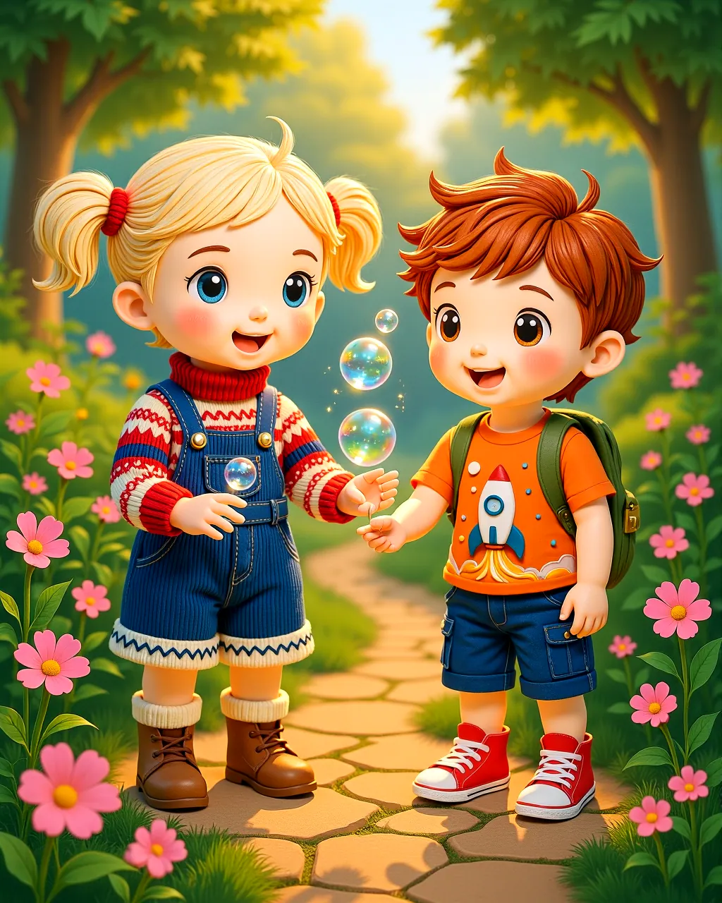 Cover of “The Bubble Chain Rescue Mission”