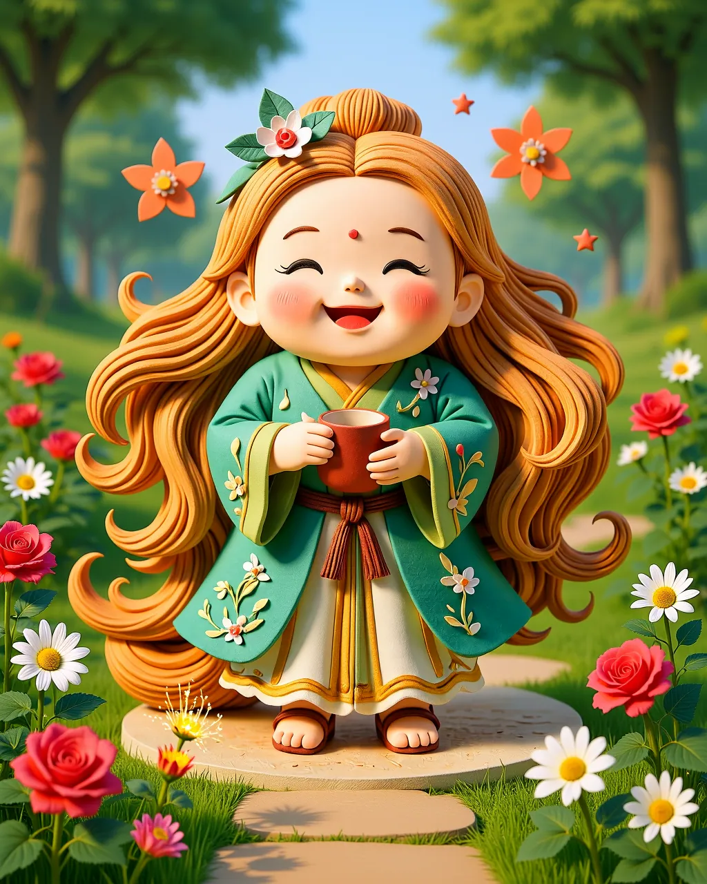 The Laughing Buddha — scene 1