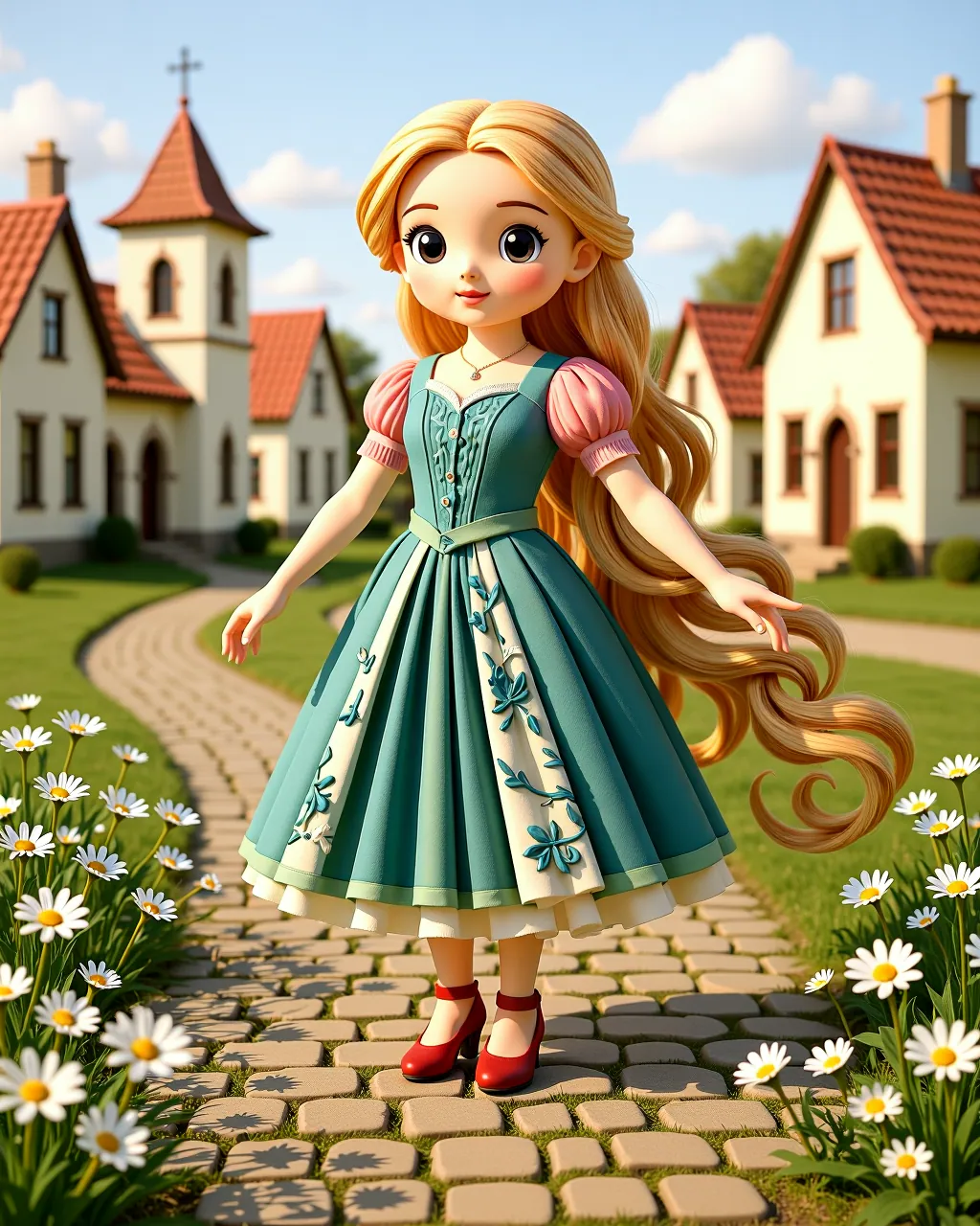 Karen and the Red Shoes — scene 1